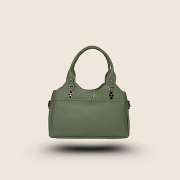 Amanda Vegan Leather Handbag for Women - Green