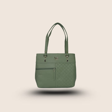 Amanda Vegan Leather Tote Bag for Women – Green