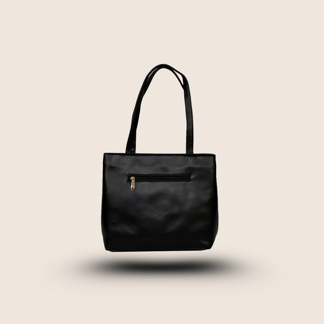 Amanda Vegan Leather Tote Bag for Women – Black