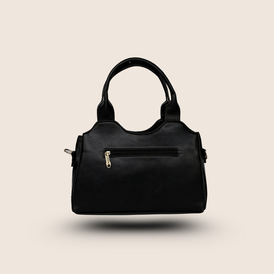 Amanda Vegan Leather Handbag for Women - Black