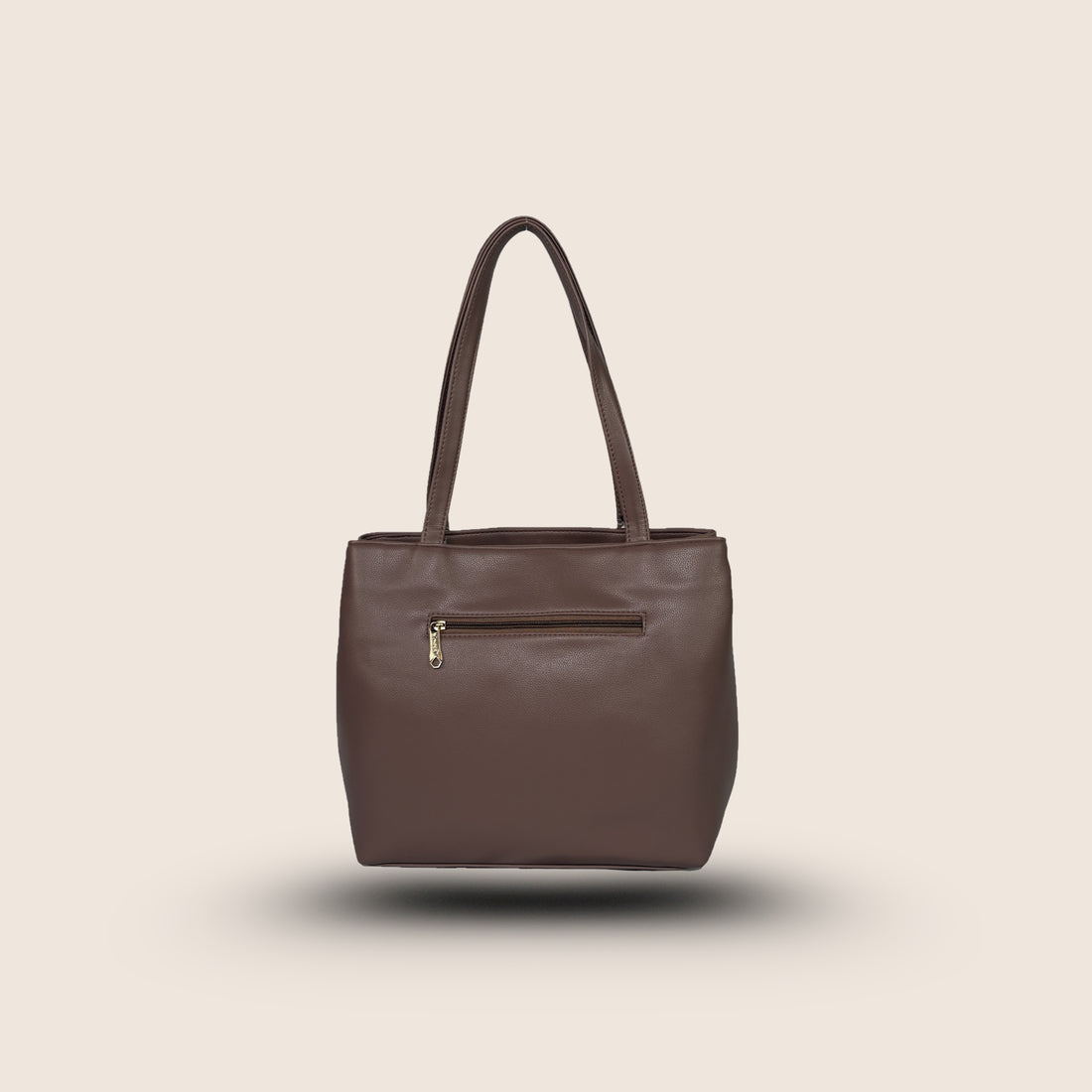 Amanda Vegan Leather Tote Bag for Women – Brown